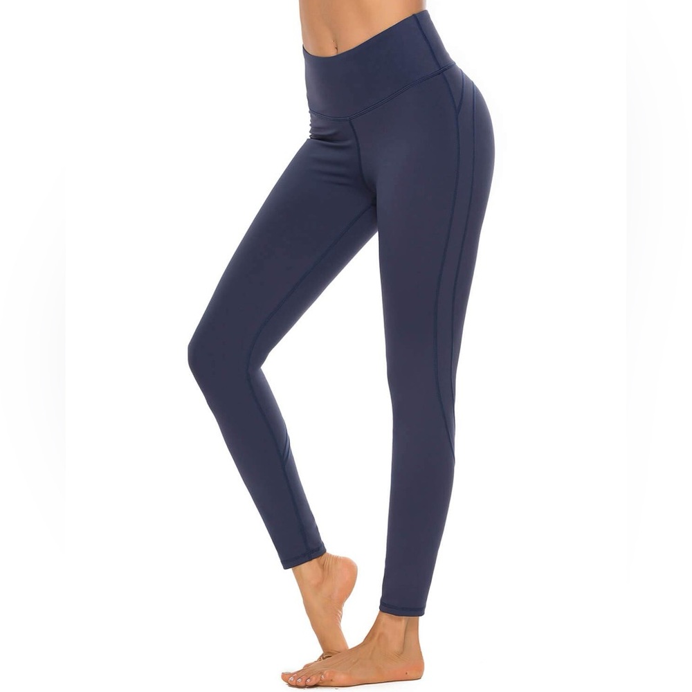 Athletic High Waist Crisscross Workout Gym Leggings by Herrla